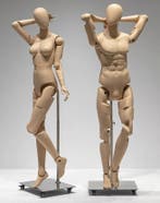 beweegbare etalagepoppen museum sport, Verzenden