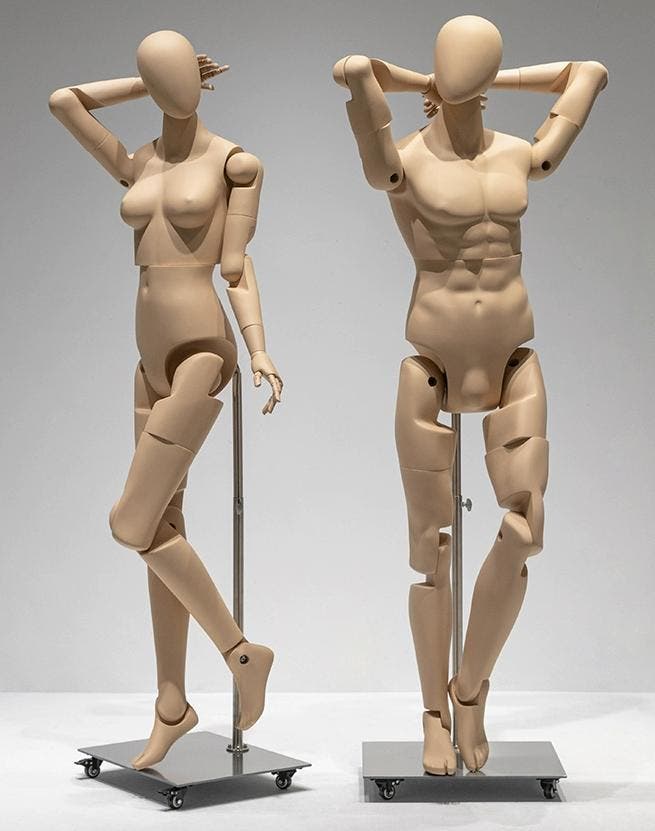 beweegbare etalagepoppen museum sport, Zakelijke goederen, Kantoor en Winkelinrichting | Winkel en Inventaris, Verzenden