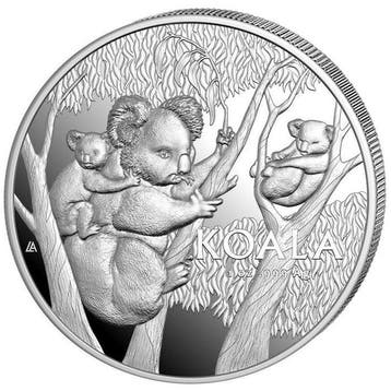 1 Troy Ounce - Zilver .999 - Koala 2026 - 31,1 gram - fine
