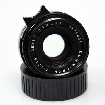 Leica Leitz Summicron-M 35mm f/2.0 objectief - Tweedehands, Verzenden, Gebruikt, Groothoeklens