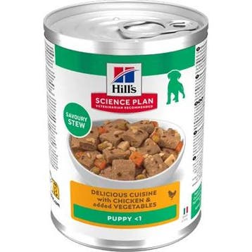 Hills Science Plan - Puppy - Stoofpotje - Kip - 12 x 363 g, Dieren en Toebehoren, Dierenvoeding, Verzenden, Hond