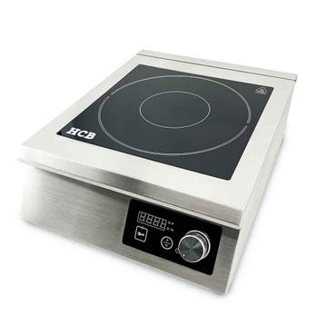 HCB Inductie kookplaat - 5 kW - 400V - RVS, Verzenden, Nieuw in verpakking