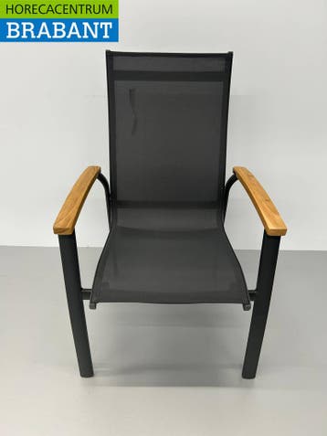 Best Freizeitmöbel Cavalese Antraciet Terrasstoel Stoelen, Ophalen of Verzenden, Nieuw in verpakking