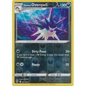 Hisuian Overqwil 091/189 Reverse Holo Astral Radiance, Ophalen of Verzenden, Nieuw, Losse kaart, Foil