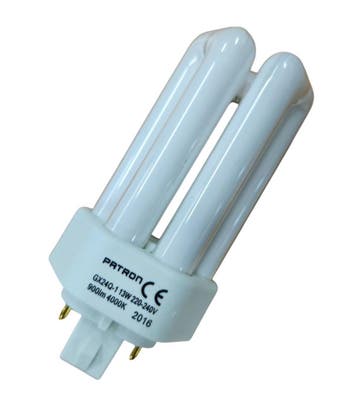 Patron Spaarlamp 4-pins PL-T 13W/840/4P | GX24q-1, Ophalen of Verzenden, Nieuw
