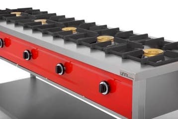 UnniCooking Pannenkoek Kookfornuis 5x8kw | Gas | 2000x600x(h, Ophalen of Verzenden, Nieuw in verpakking