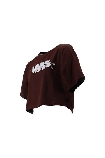 Vans T-shirt in maat XS Bruin, Kleding | Dames, Vans, Verzenden, Zo goed als nieuw, Bruin