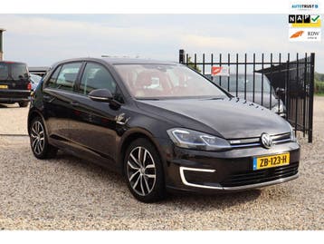 Volkswagen e-Golf | Zakelijke Lease v.a. €256.94 pm, Automaat, Gebruikt, Zwart, Leder