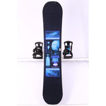 147 155 snowboard CAPITA PATHFINDER 2024, Black/blue, CAMBER, Verzenden, Gebruikt