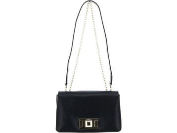 FURLA Lulu Mini Crossbody - Leren Schoudertas - 1 vak - Nero, Verzenden, Zo goed als nieuw