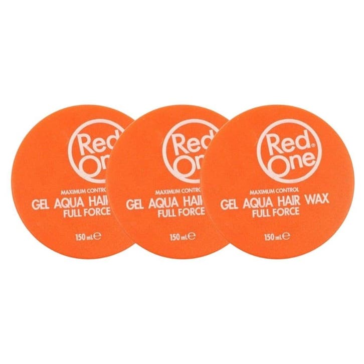 Red One Full Force Aqua Wax Oranje 3x150ml, Sieraden, Tassen en Uiterlijk, Uiterlijk | Haarverzorging, Gel, Wax, Haarlak of Mousse