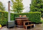 Houtgestookte hottub | houtkachel | incl. bezorgen | Welltub, Ophalen of Verzenden, Nieuw, Pomp, Vast