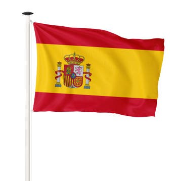 Vlag Spanje 150x225cm (voor masten 6 en 7 meter), Nieuw