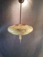 Plafondlamp - Glas, Messing, Metaal - Kunstdecor hanglamp