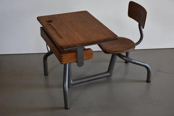 Bureau - Staal, Eik