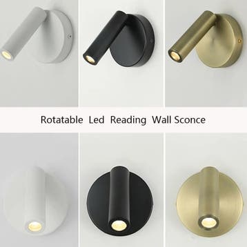 Verstelbare LED Wandlamp 3W Moderne Leeslamp Warm Wit, Verzenden, Nieuw