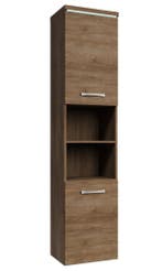 Badkamerkast Paso 35 x 35 x 160 cm Bruin Eiken Kolomkast, Verzenden, Nieuw, (Half)hoge kast