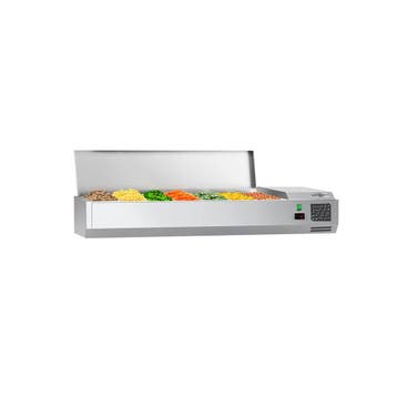 GGM Gastro | Opzetkoelvitrine ECO - 1500x335mm - 7x GN 1/4 |, Zakelijke goederen, Verzenden