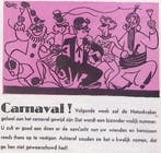 Spotprent over een carnaval nummer van de Notenkraker, Verzenden