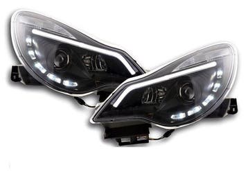Koplampen Opel Corsa D 11- helder zwart, Auto-onderdelen, Ophalen of Verzenden, Nieuw