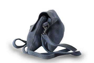 Manfield Crossbodytas Blauw, Verzenden, Gebruikt, Blauw