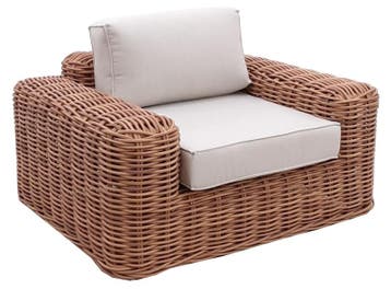 Meera - Lounge Tuinstoel - Wicker - The Outsider, Verzenden, Nieuw
