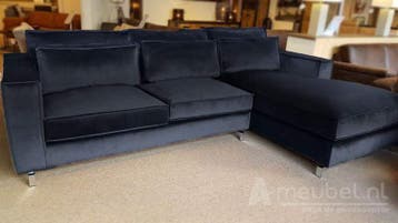 Loungebank Indijk - loungebanken - Blauw, Huis en Inrichting, Banken | Bankstellen, Nieuw, Stof
