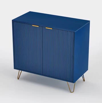 Nieuw: Scandinavische Dressoirkast - Modern Marineblauw, Huis en Inrichting, Kasten | Dressoirs, Verzenden, Nieuw