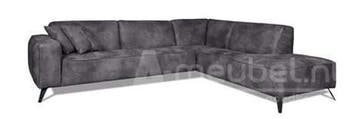 Hoekbank Lent - hoekbanken - Antraciet, Nieuw, 150 cm of meer, Leer, 250 tot 300 cm