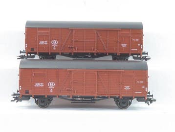 Märklin H0 - 46383 - Modeltrein goederenwagonset (1) - Twee, Hobby en Vrije tijd, Nieuw