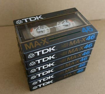 TDK - MA-X 46 Type IV Metaalpositie Lege audiocassette, Nieuw