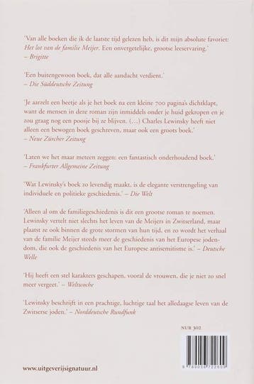 Het lot van de familie Meijer 9789056722609 Charles Lewinsky, Boeken, Verzenden, Gelezen, Charles Lewinsky