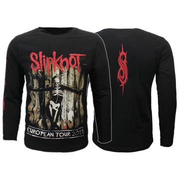 Slipknot Skeleton Flag Longsleeve T-Shirt, Verzenden, Nieuw