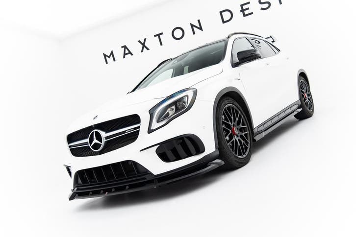 Front Splitter Mercedes-Benz GLA 45 AMG X156 Facelift, Auto diversen, Tuning en Styling, Verzenden