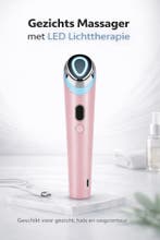 7in1 LED Huidverjonging Apparaat – Gezichtsverzorging - Roze, Ophalen of Verzenden, Nieuw, Gehele gezicht, Verzorging