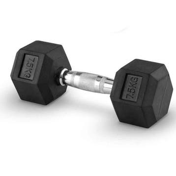 Hexa dumbbell 7.5 kg | hexa halter 7.5 kg, Sport en Fitness, Verzenden, Nieuw