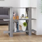 vidaXL Boekenkast/kamerscherm 100x30x87 cm grijs sonoma, Huis en Inrichting, Kasten | Boekenkasten, 100 tot 150 cm, Verzenden