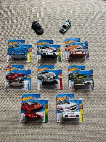Hot Wheels 1:64 - Model sportwagen (10) - Collezione Hot, Nieuw