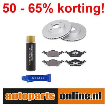 Remschijven + Remblokken Ford Focus voorzijde, Verzenden, Nieuw, Ford