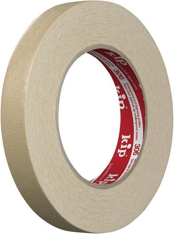 Kip 306 Crepe Masking tape hittebestendig tot 100 °C voor he, Doe-het-zelf en Verbouw, Schildersmaterialen, Ophalen of Verzenden