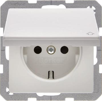 Hager Berker Q.1/Q.3 Wandcontactdoos (WCD-schakelmateriaal), Verzenden, Nieuw, Overige typen