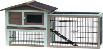 Konijnenhok Flamingo Sunshine Urban Bruin – Houten Buiten., Dieren en Toebehoren, Verzenden, Nieuw, Overige typen