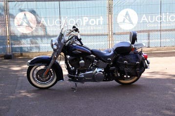 Veiling: Motor Harley-Davidson Heritage Softail Classic Benz, Chopper