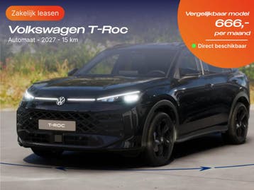 Volkswagen T-Roc | Zakelijk Leasen vanaf 162,- p/mnd, Nieuw, Financial lease, Lease, T-Roc