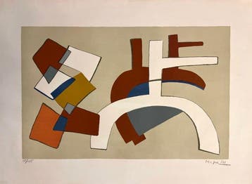Alberto Magnelli (1888-1971) - Composition abstraite (Ref. :