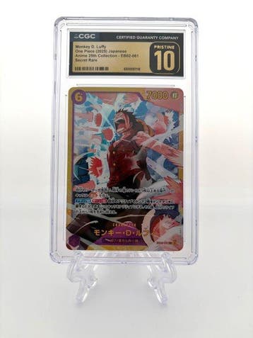 One Piece - 1 Graded card - One Piece - Monkey .D. Luffy -, Nieuw