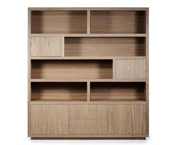 Kabinet Helsinki 200x42cm - bruin | Eleonora, Ophalen of Verzenden, Nieuw