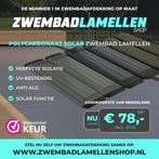 Nieuw Solar zwembad lamellen polycarbonaat Grey Blauw Silver, Tuin en Terras, Zwembad-toebehoren, Verzenden, Nieuw, Overige typen