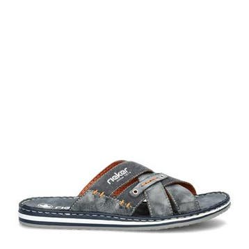 Rieker slippers voor heren in het Blauw, Slippers, Nieuw, Rieker, Verzenden