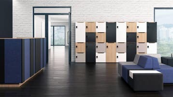 Houten lockerkasten, Nieuw in verpakking